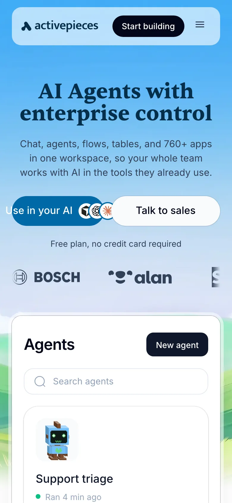 activepieces.com — Mobile