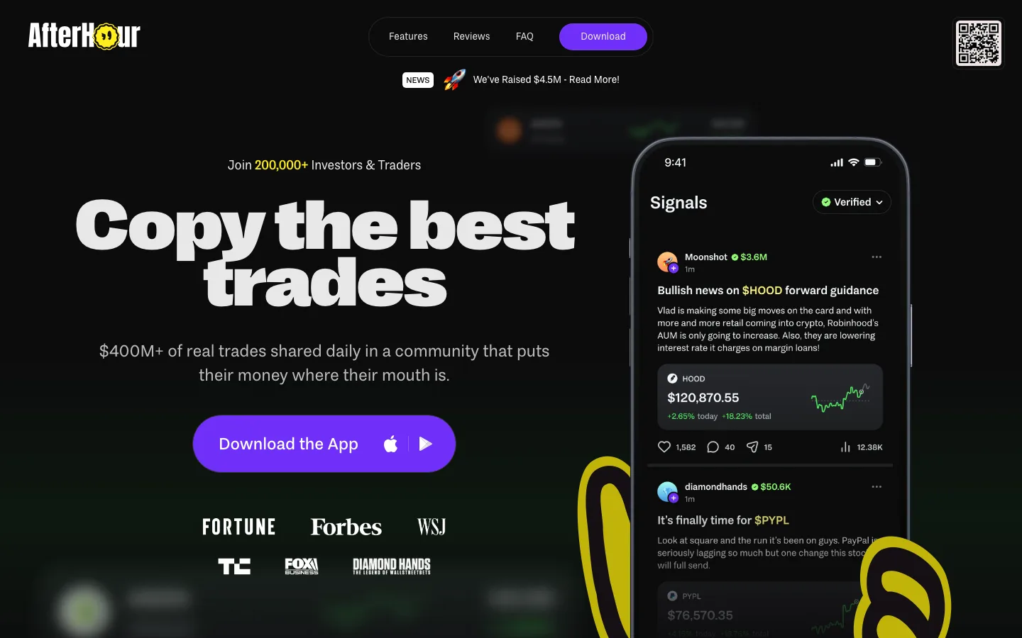 afterhour.com — Hero