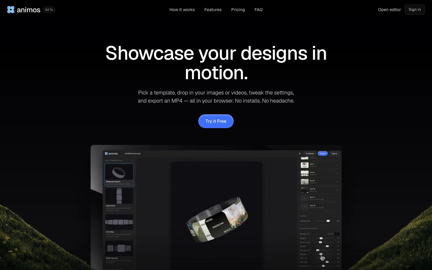 animos.app — Hero