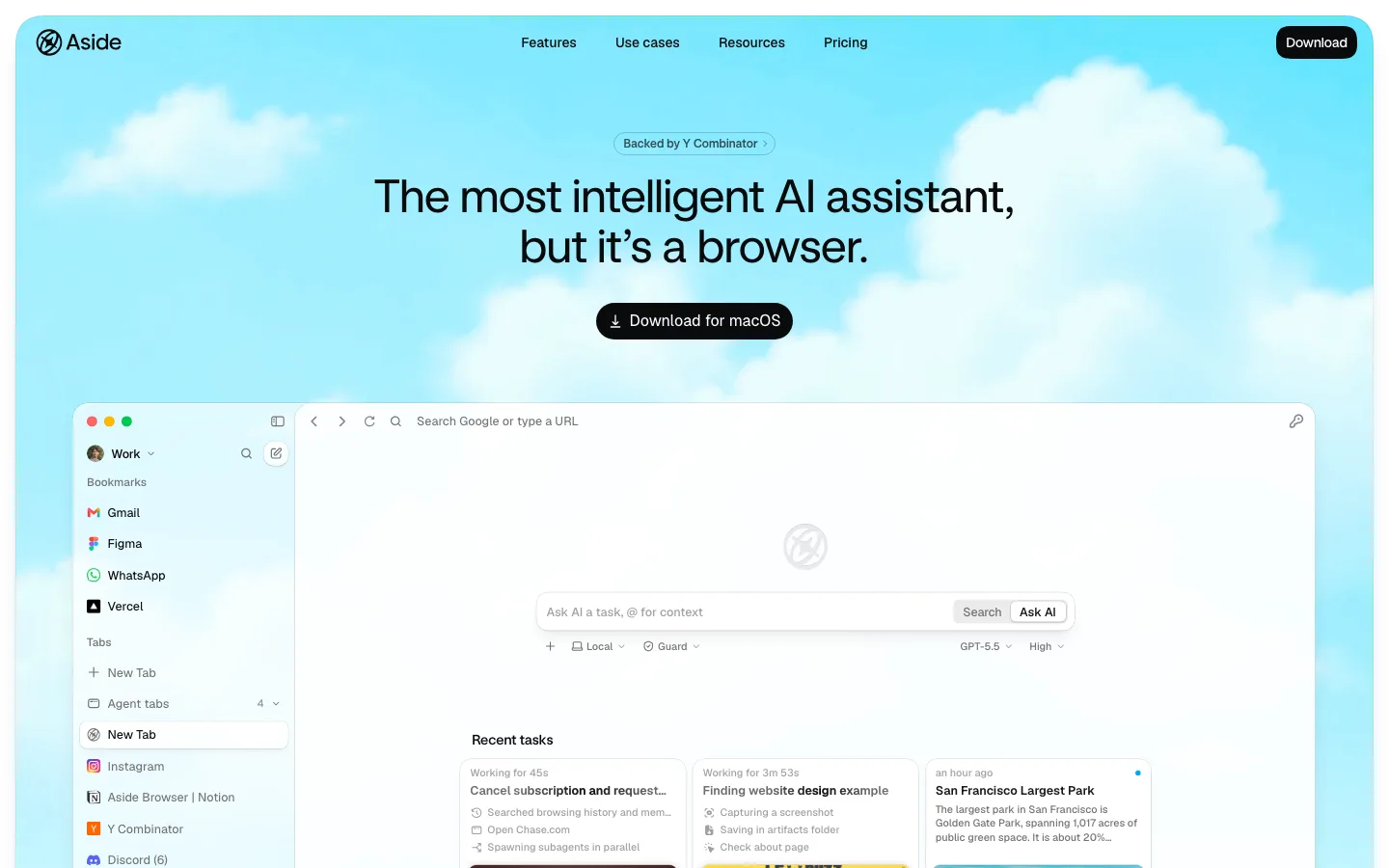 aside.com — Hero
