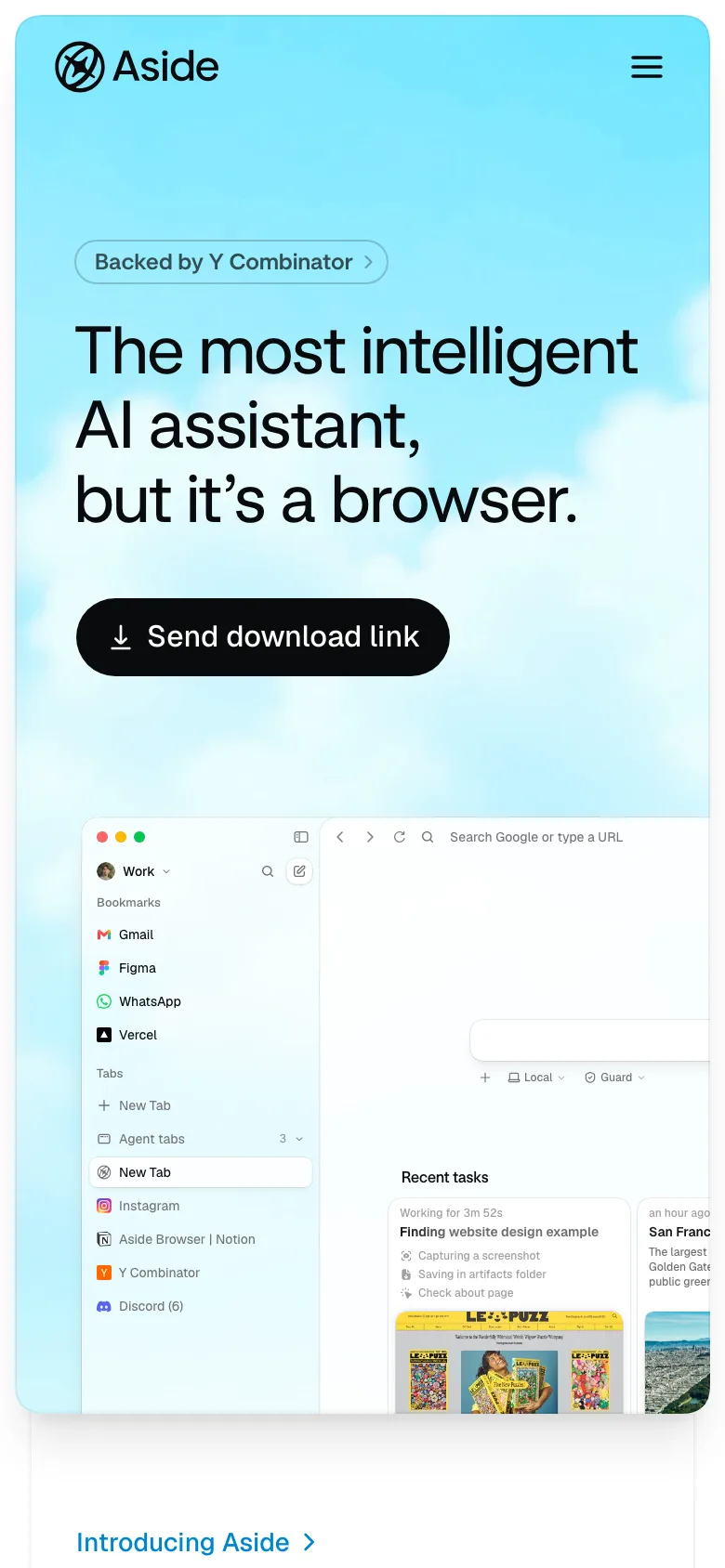 aside.com — Mobile