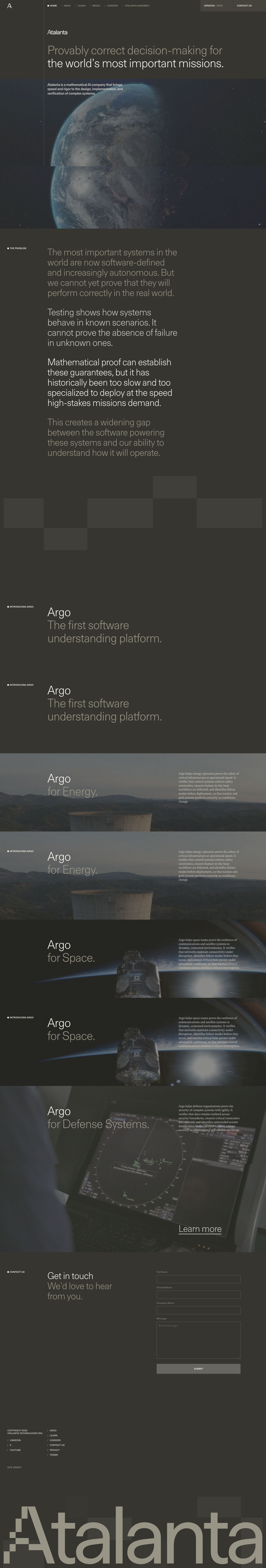 atalanta.tech — the captured page