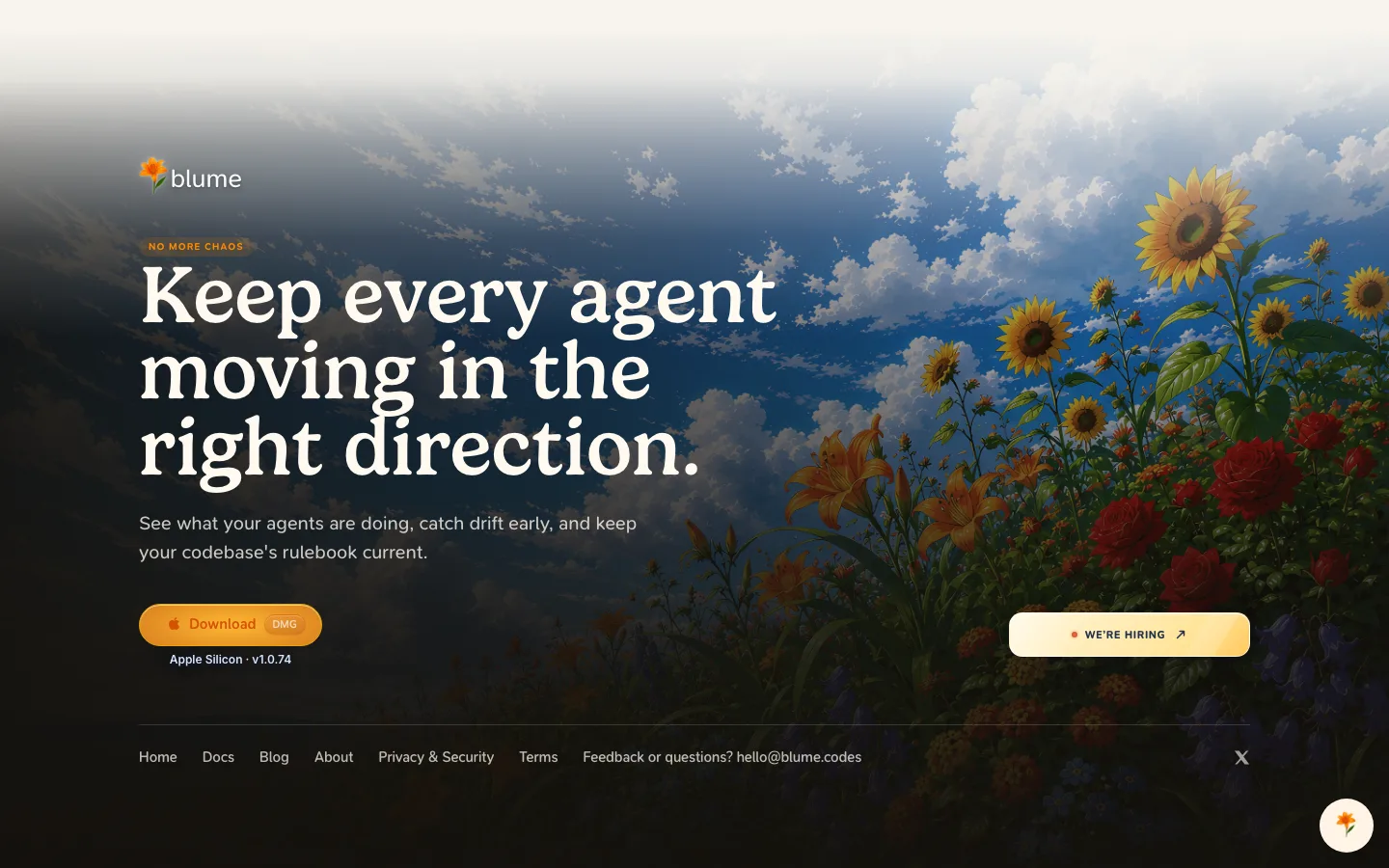 blume.codes — Footer
