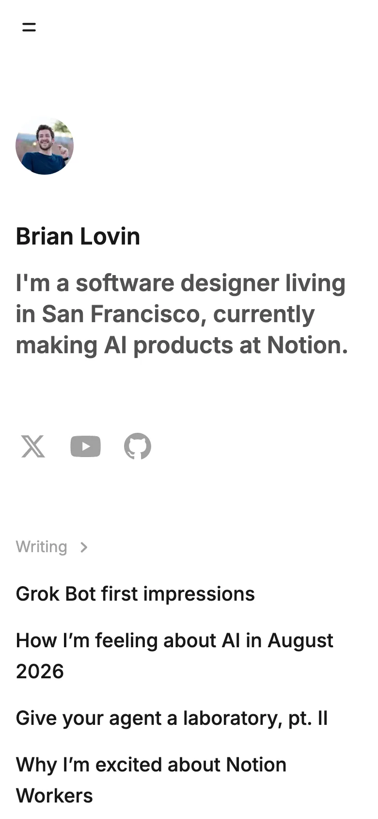 brianlovin.com — Mobile