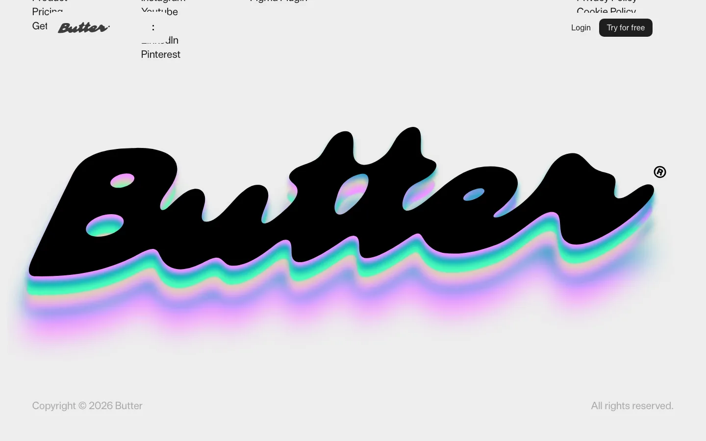 butter.video — Footer