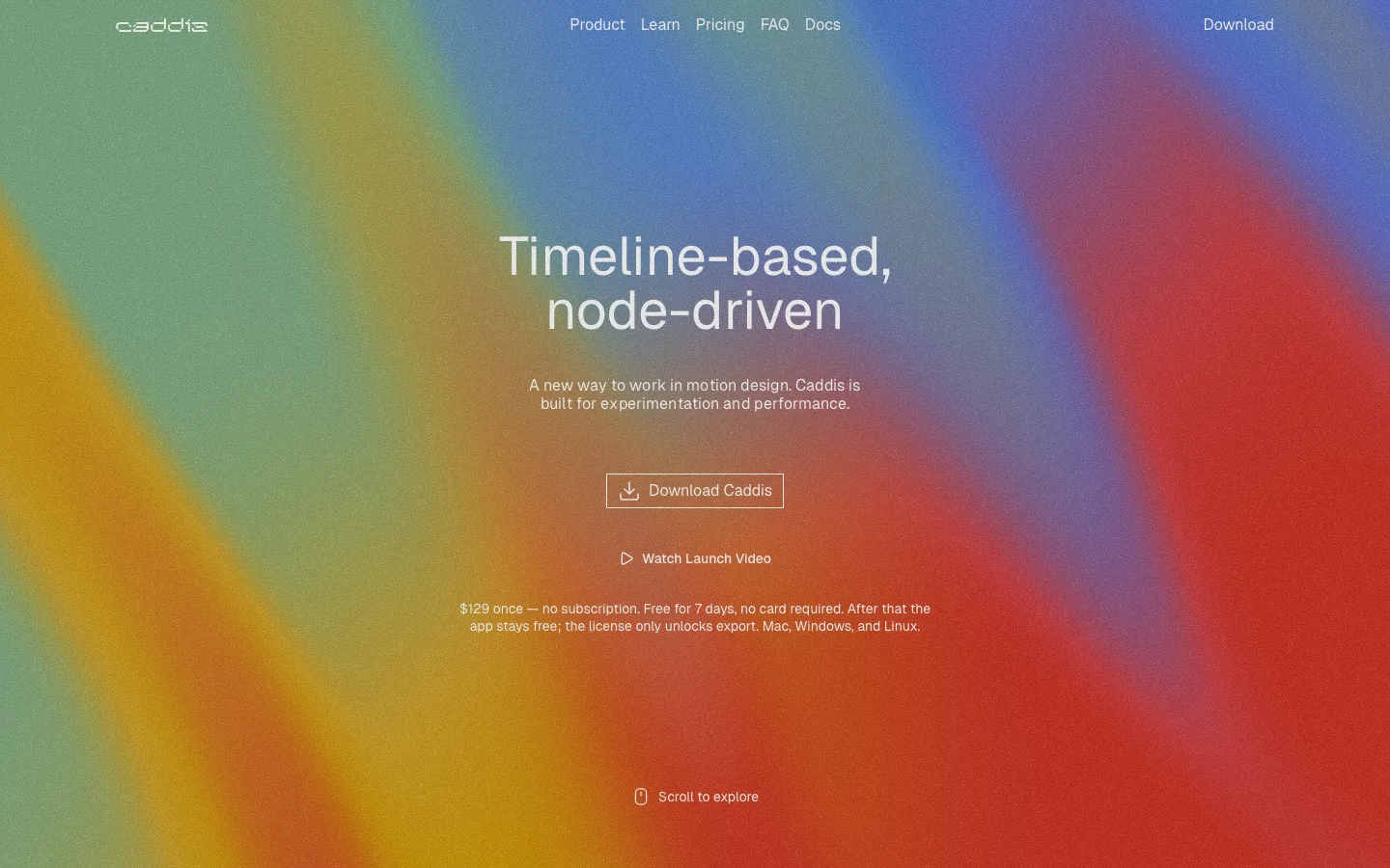 caddis.app — Hero