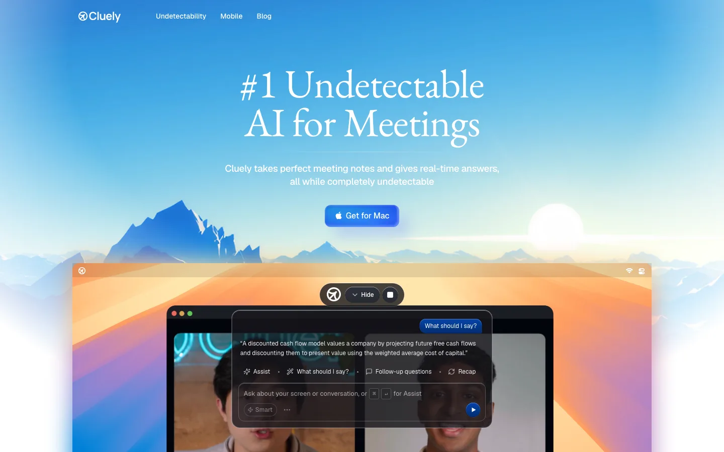 cluely.com — Hero