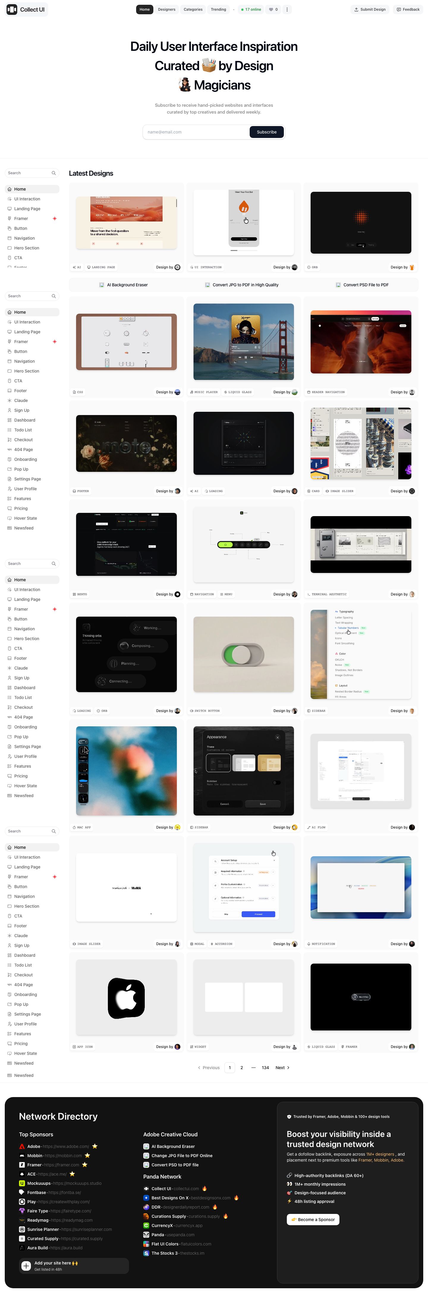 collectui.com — the captured page