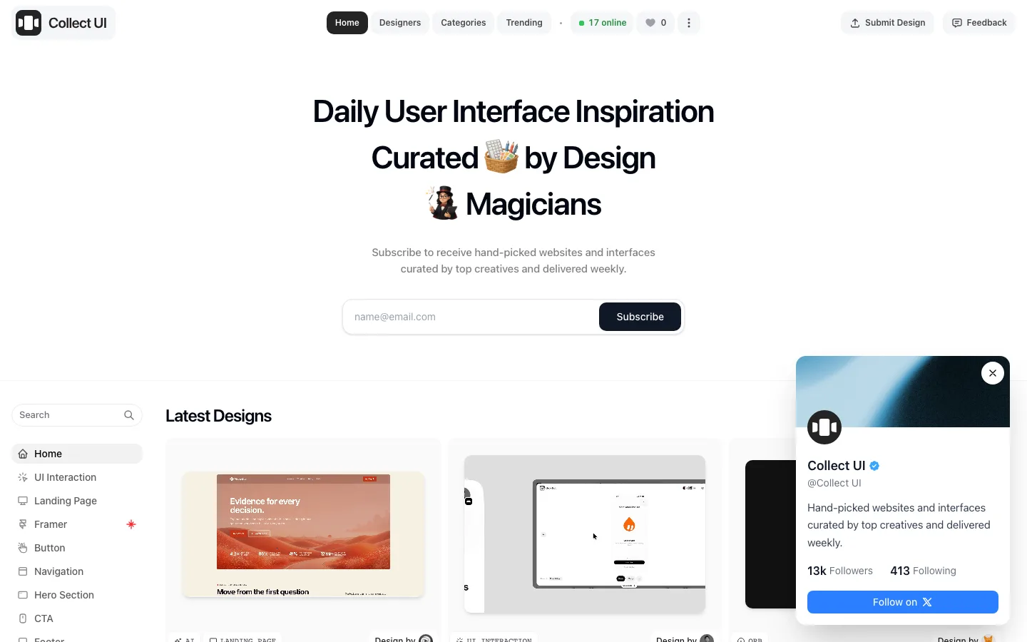 collectui.com — Hero
