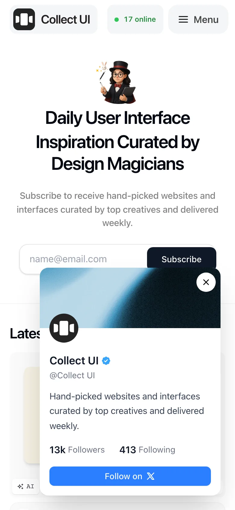 collectui.com — Mobile