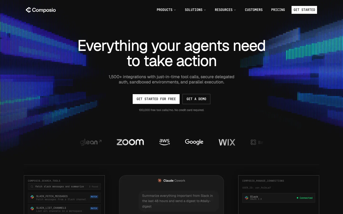 composio.dev — Hero