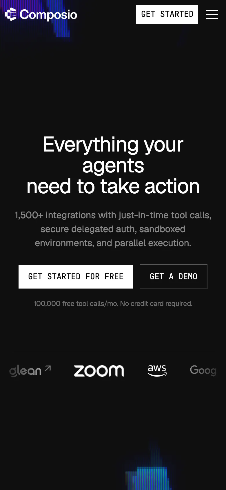 composio.dev — Mobile