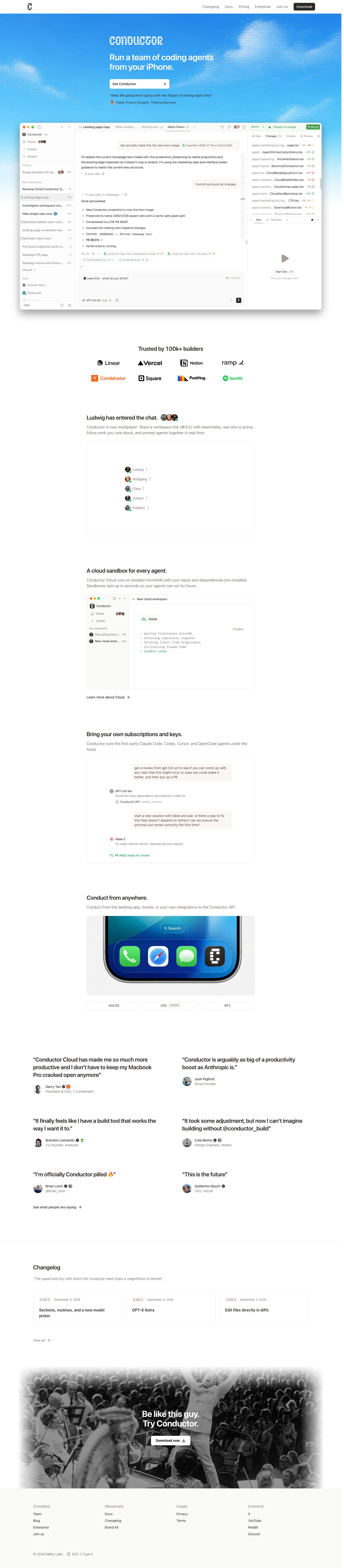 conductor.build — the captured page