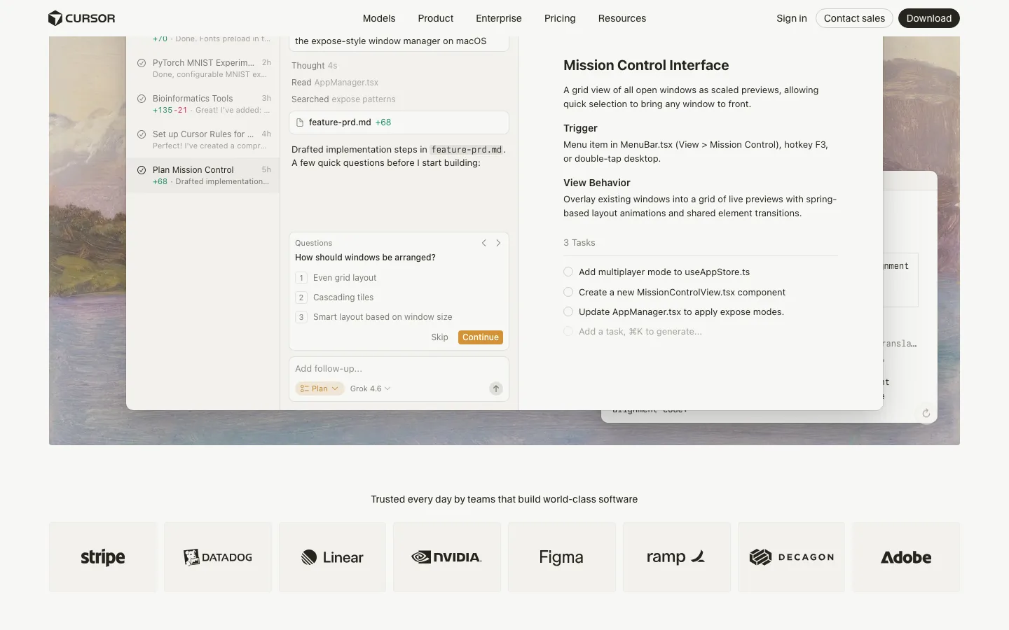 cursor.com — Footer