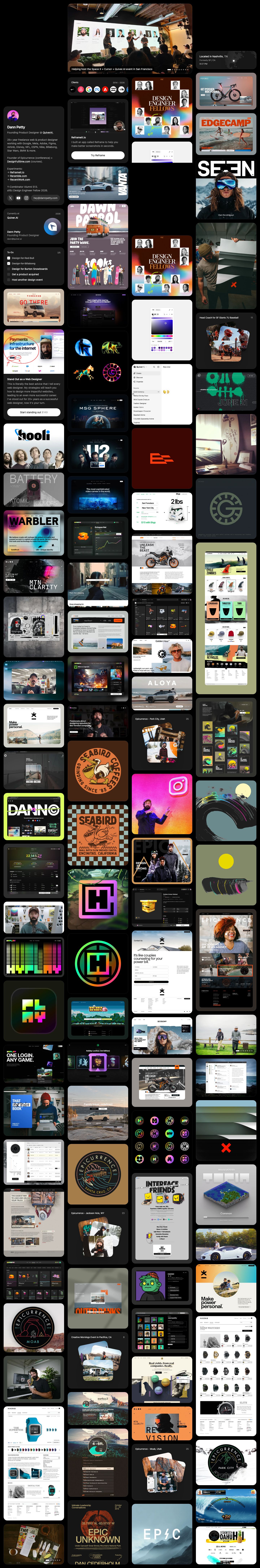 dannpetty.com — the captured page
