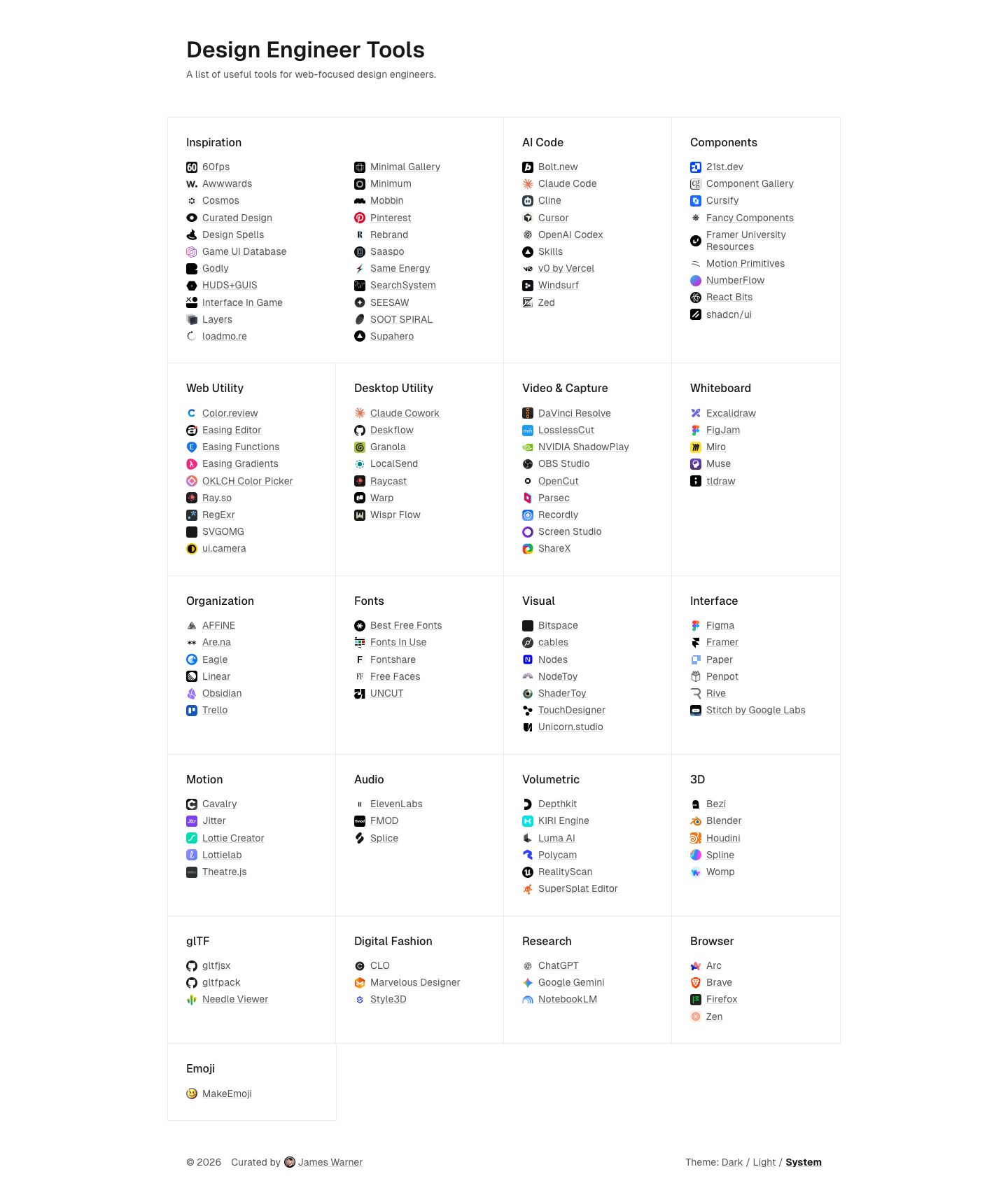 designengineer.tools — the captured page
