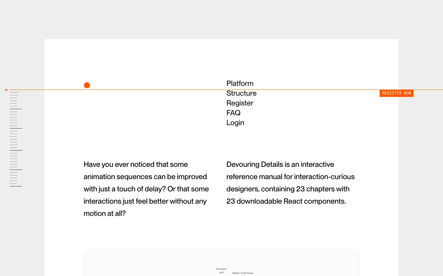 devouringdetails.com — Hero