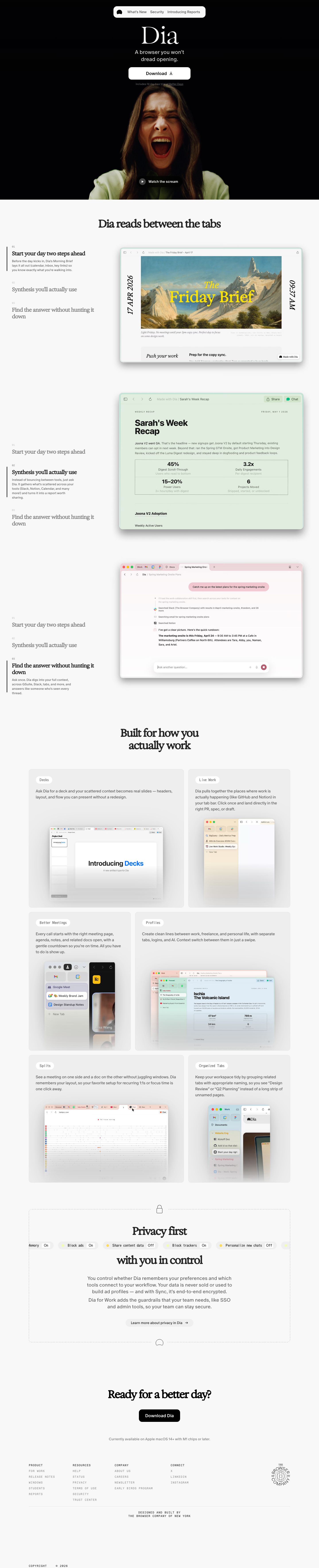 diabrowser.com — the captured page