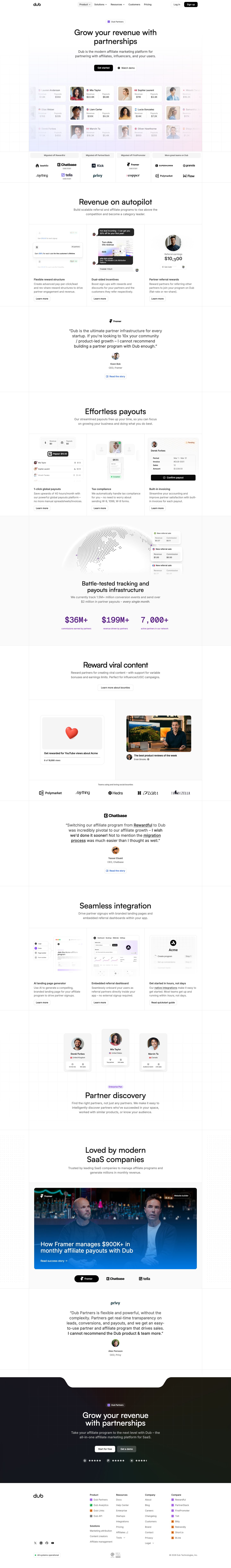 dub.co/partners — Full page