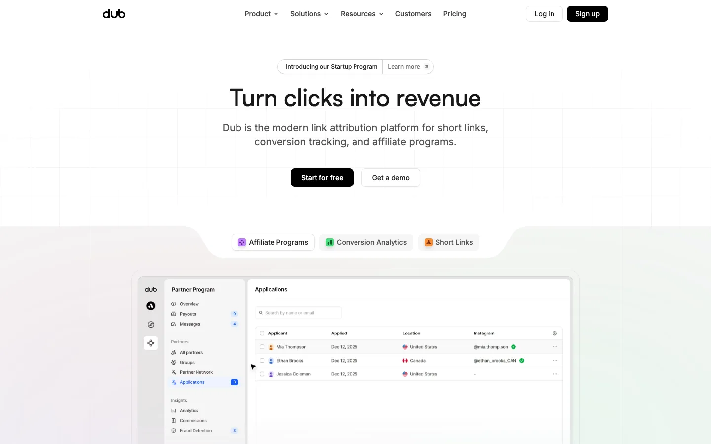 dub.co — Hero