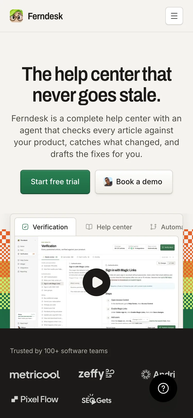 ferndesk.com — Mobile