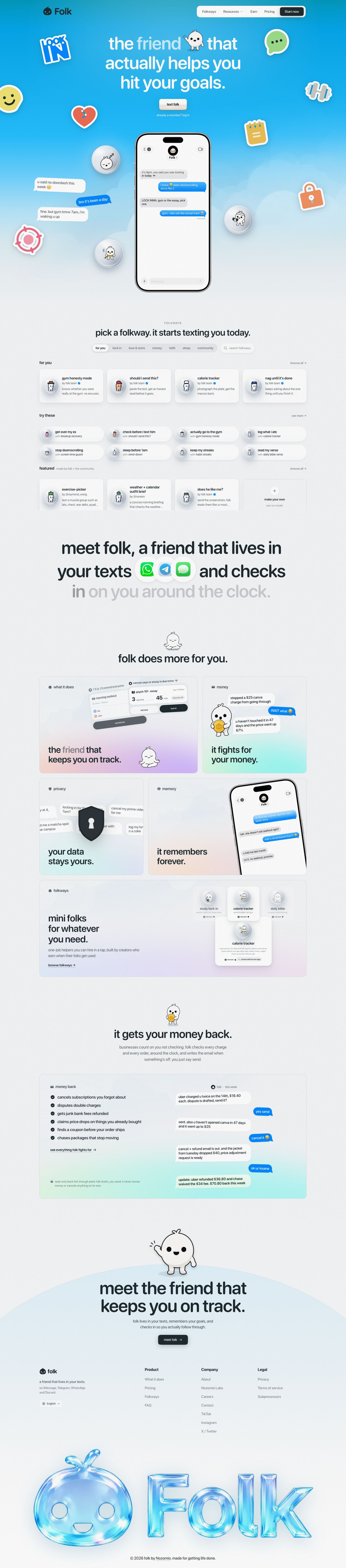 folk.com — the captured page