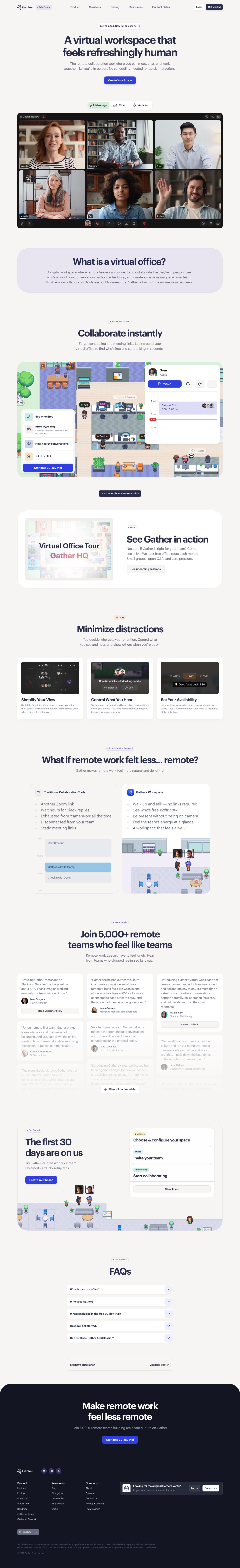 gather.town — Full page