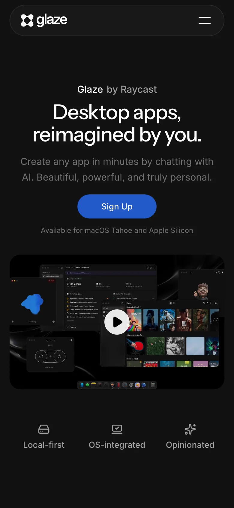 glaze.app — Mobile