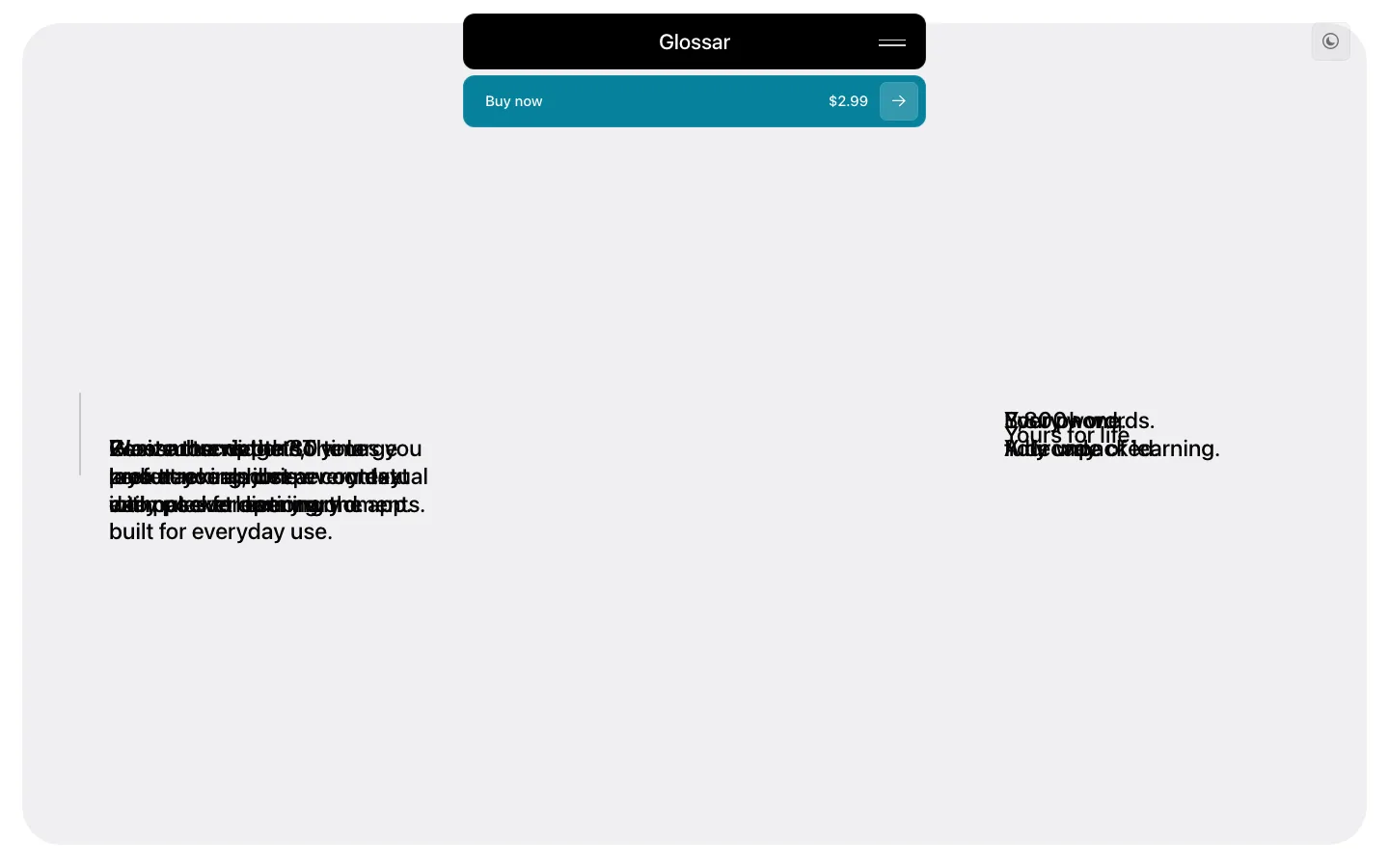 glossar.app — Section 1
