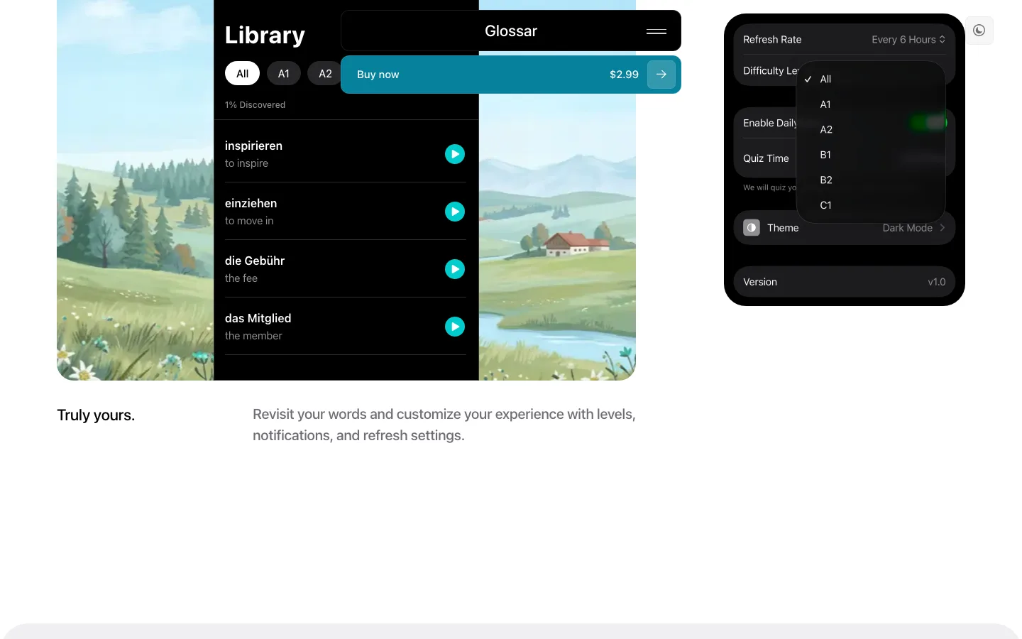 glossar.app — Section 2