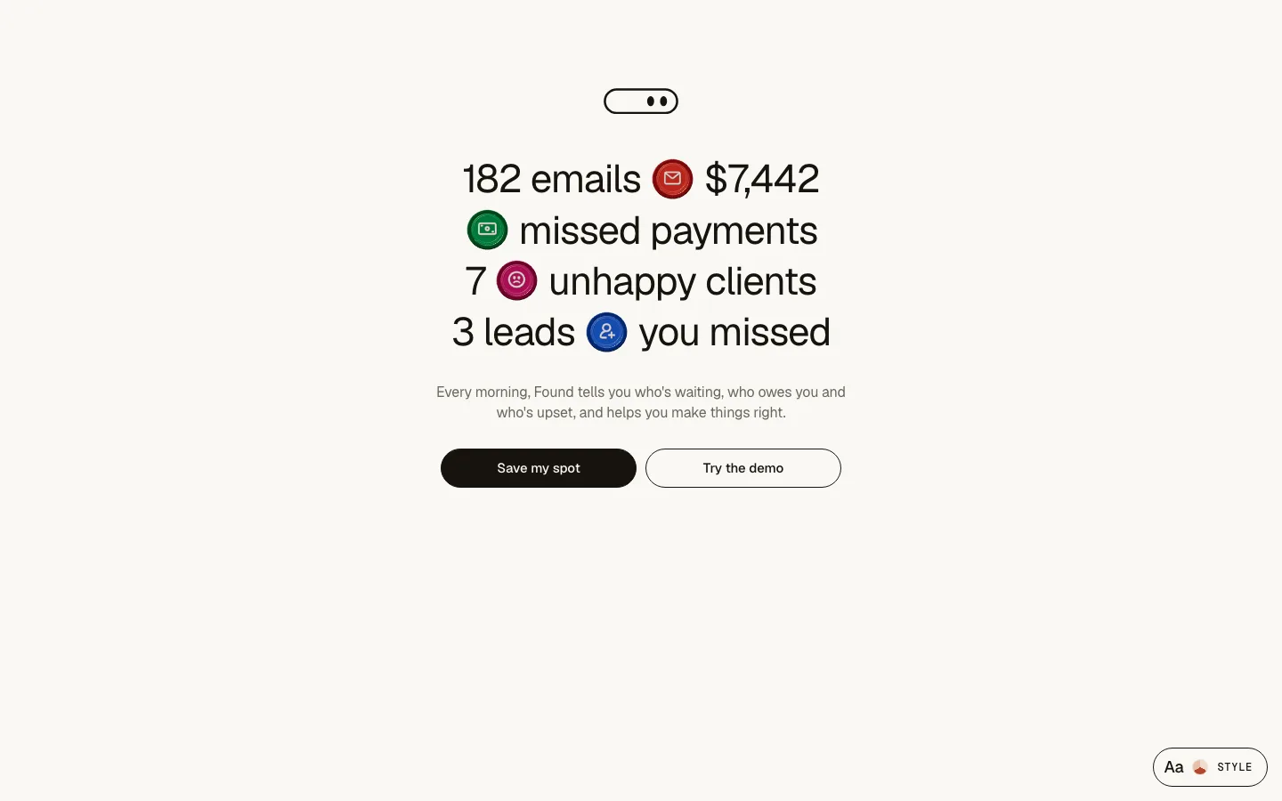 gofound.app — Hero