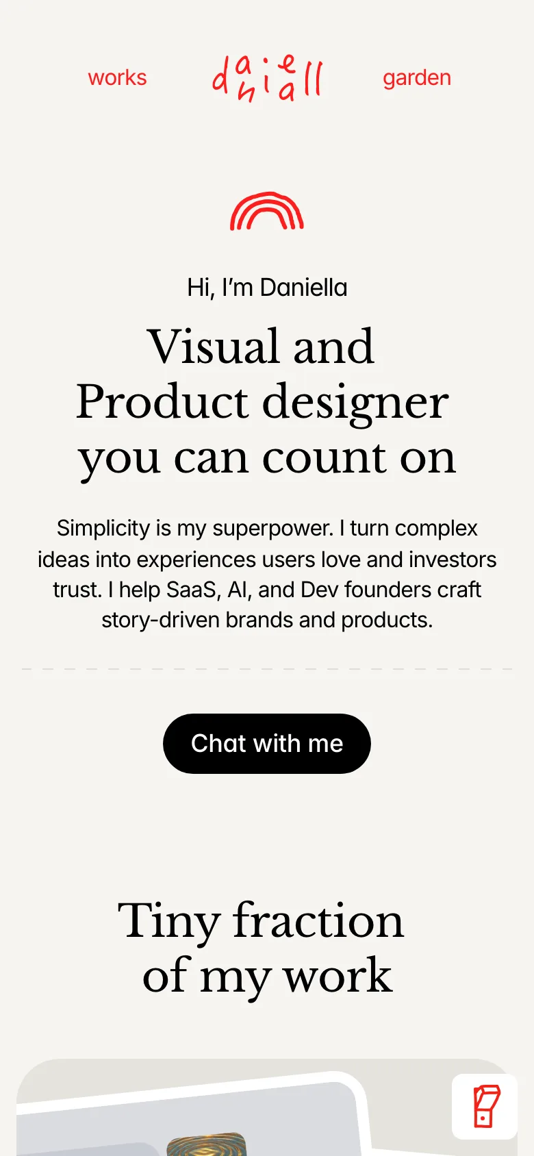 hellodani.co — Mobile