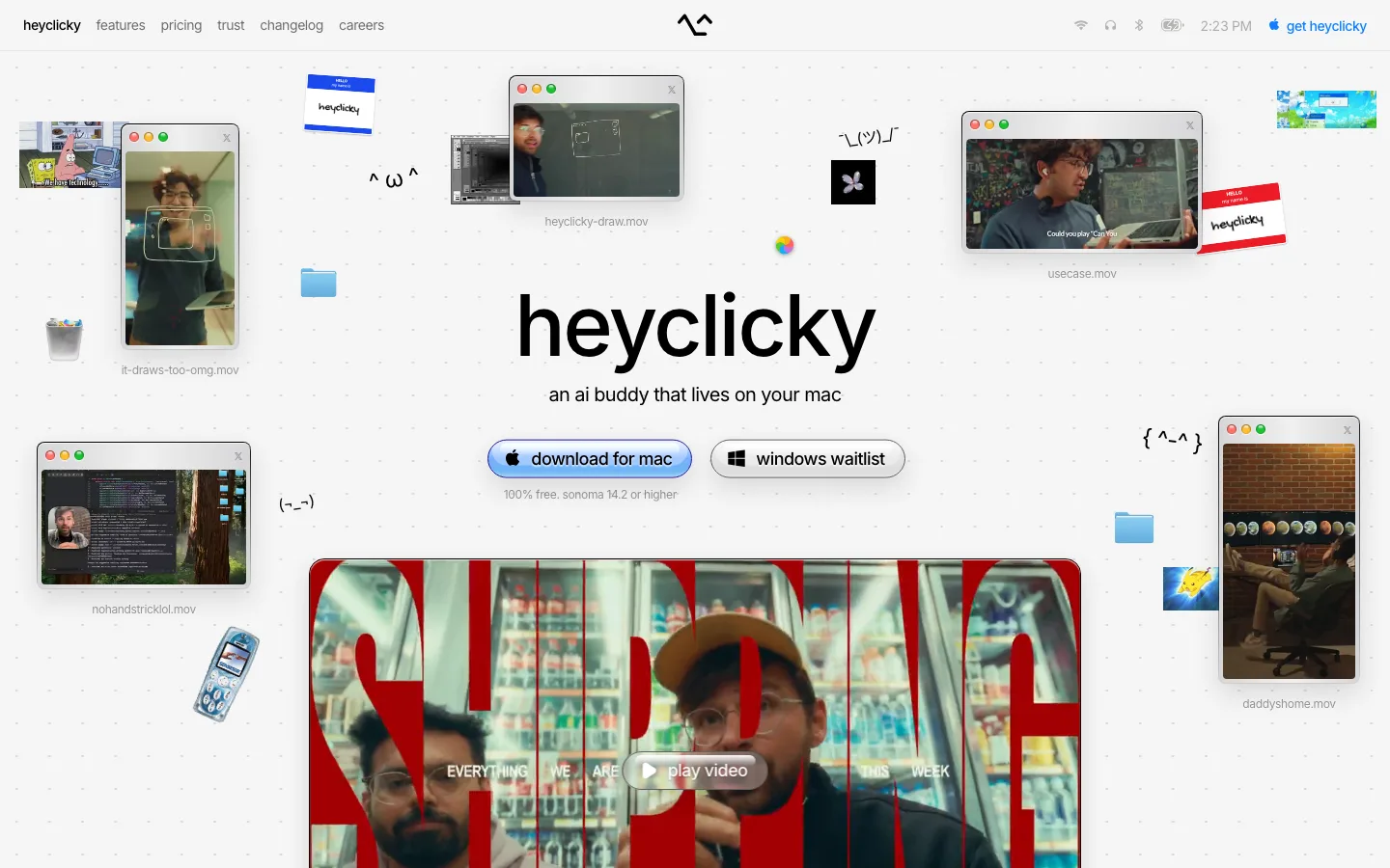 heyclicky.com — Hero
