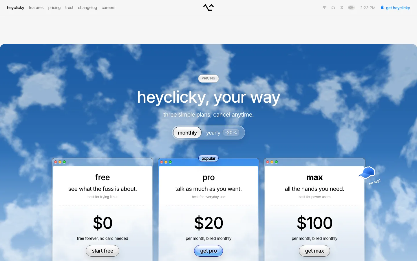 heyclicky.com — Section 2