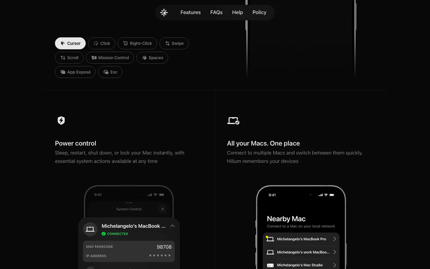hilium.app — Section 1