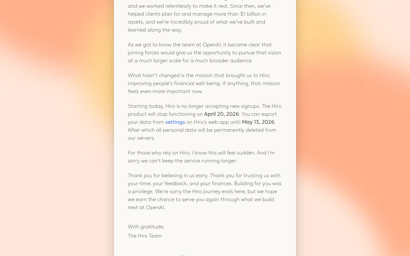 hirofinance.com — Section 1