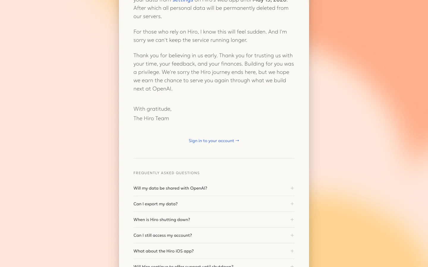hirofinance.com — Section 2