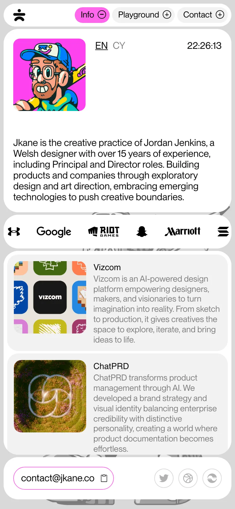 jkane.co — Mobile
