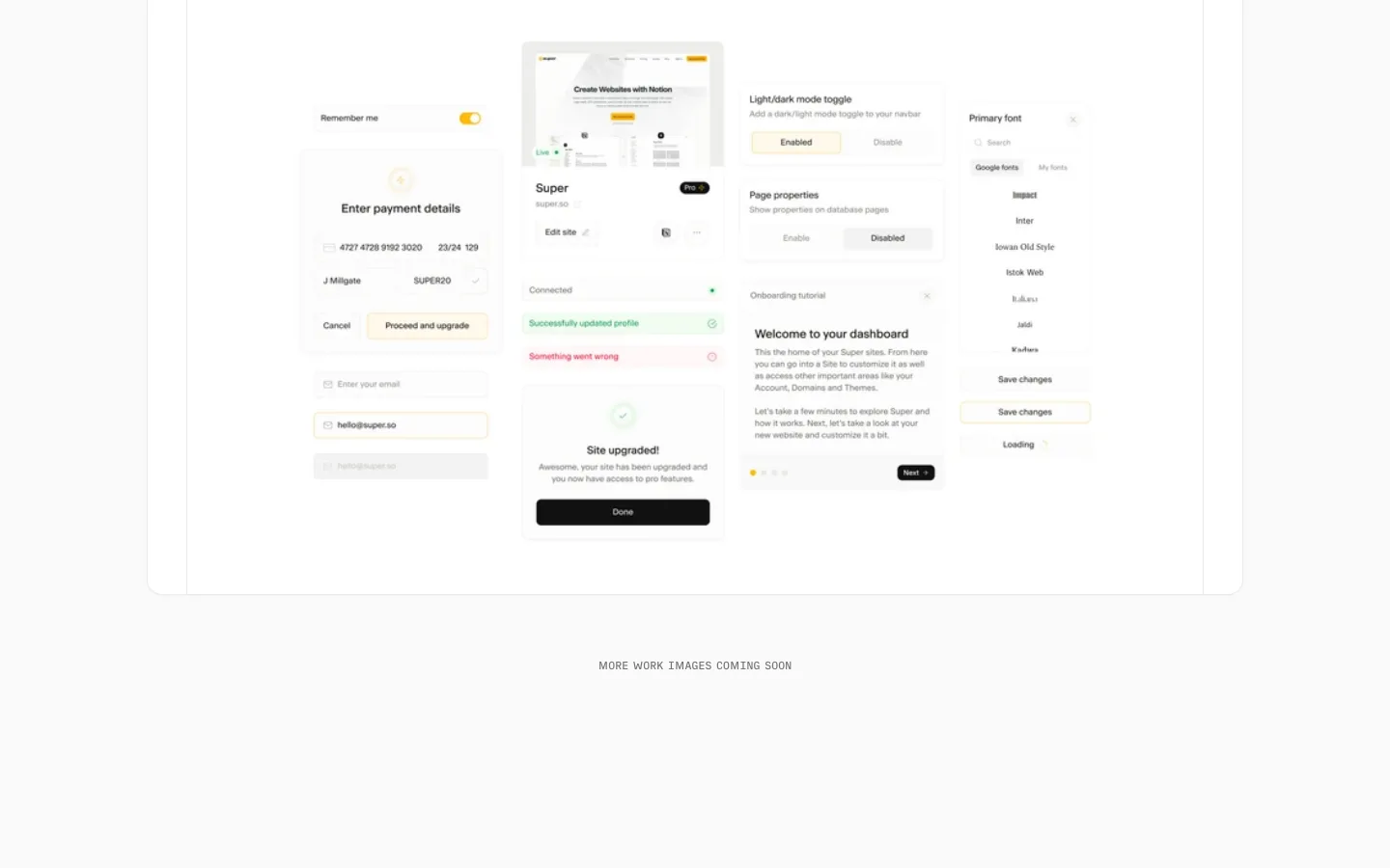 joshmillgate.co.uk — Footer