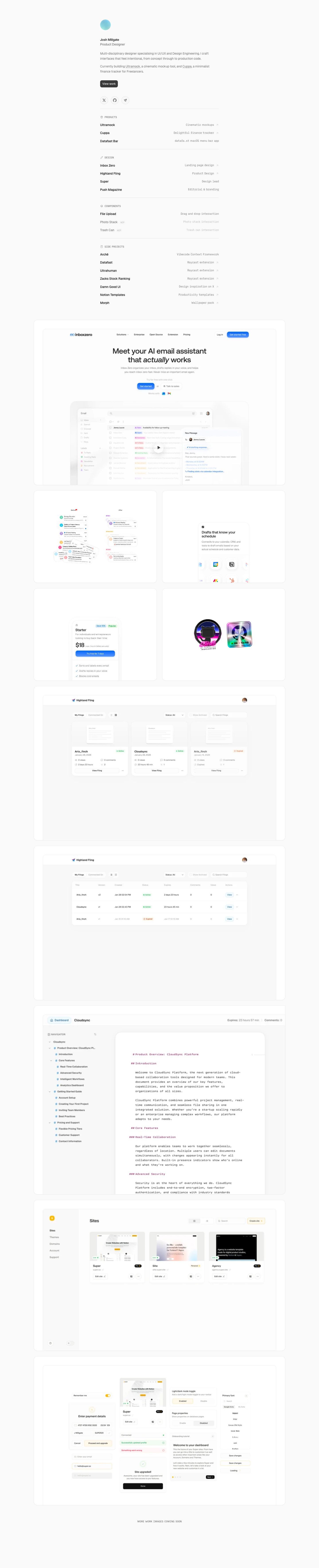 joshmillgate.co.uk — the captured page