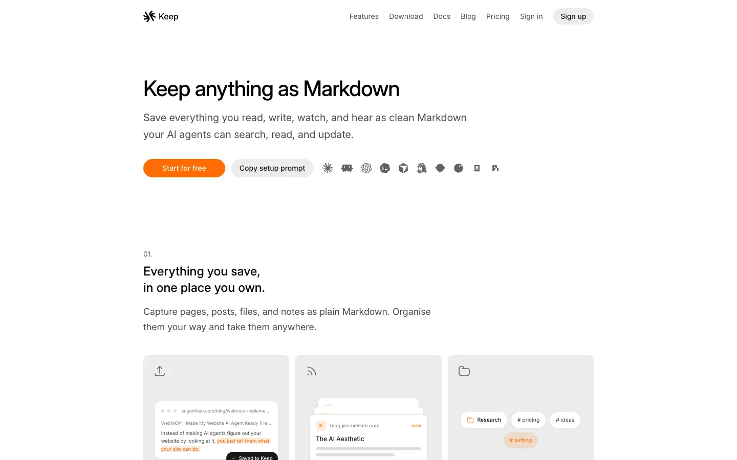 keep.md — Hero