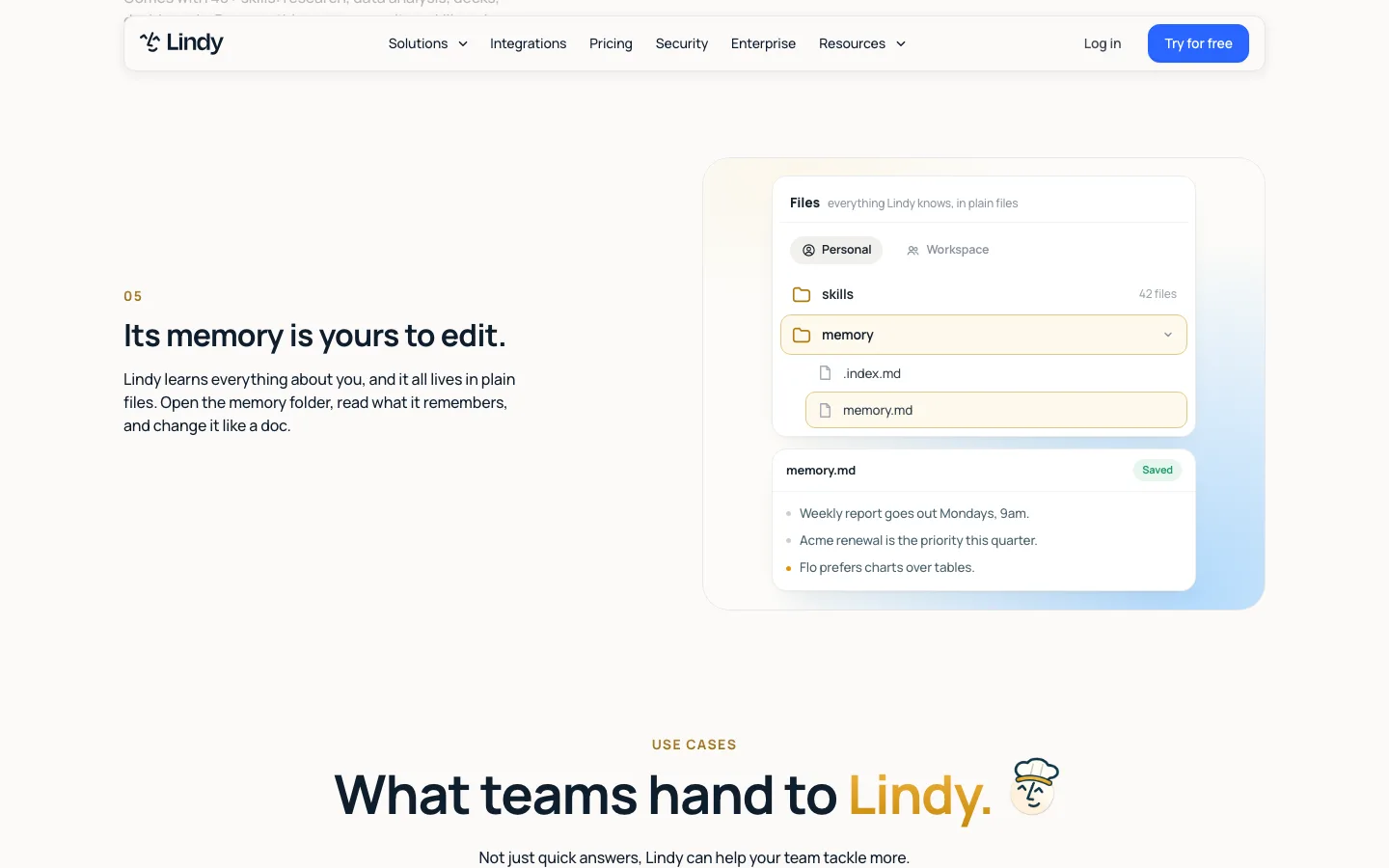lindy.ai — Section 1