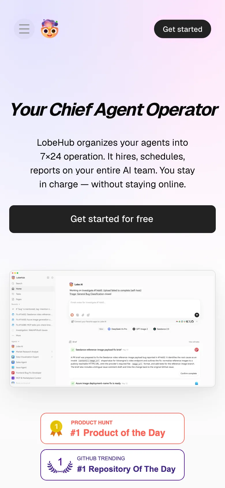lobehub.com — Mobile