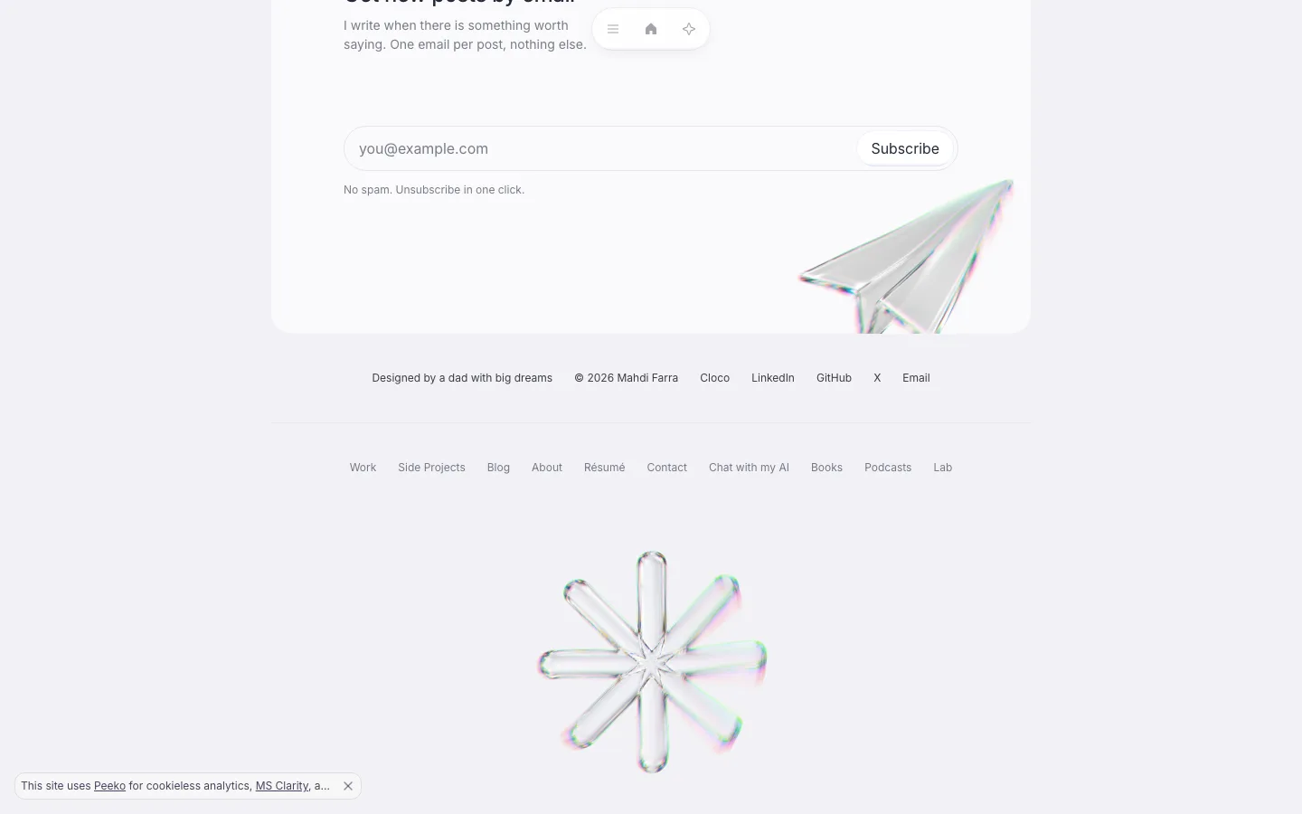 mahdif.com — Footer
