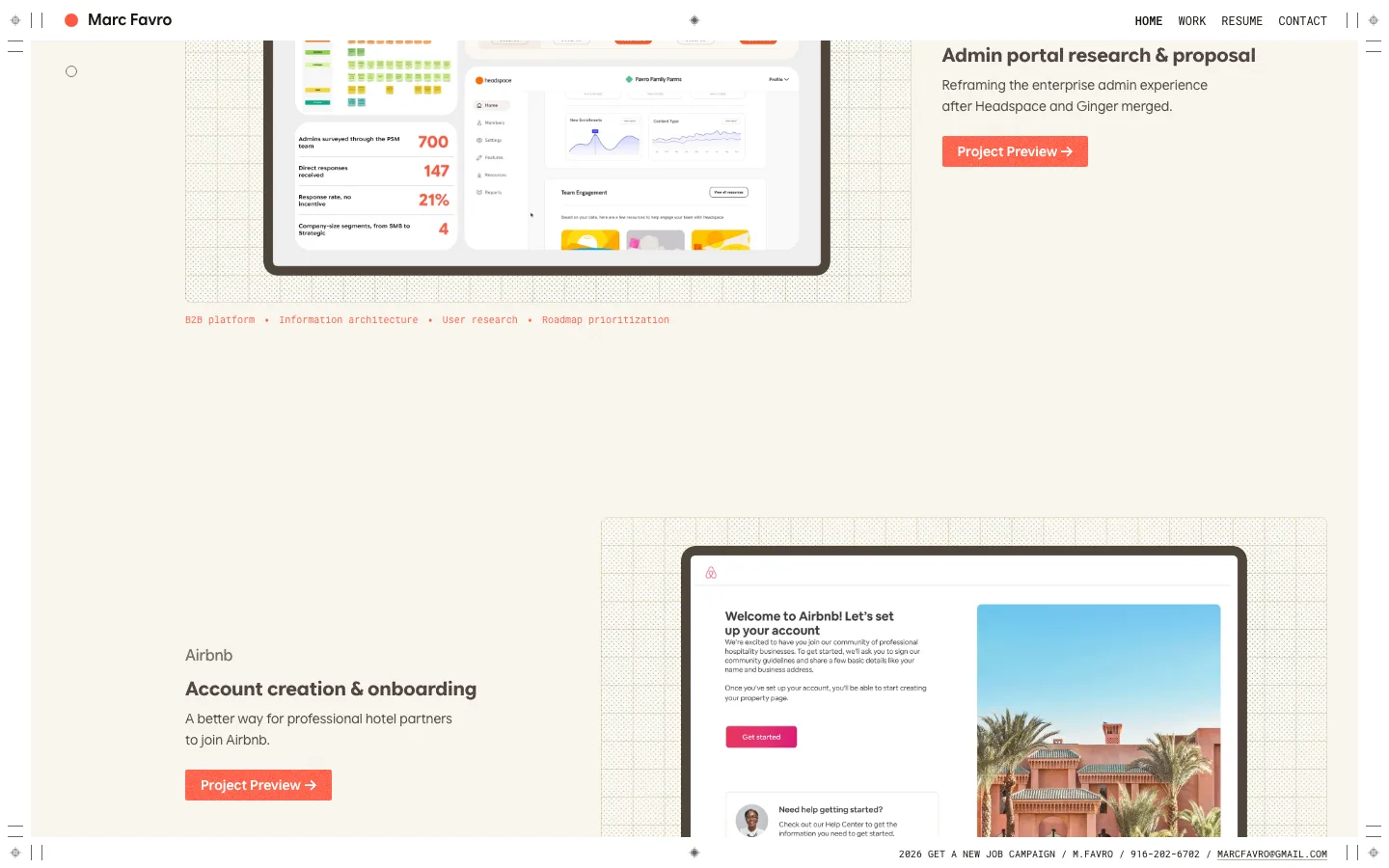 marcfavro.com — Section 1