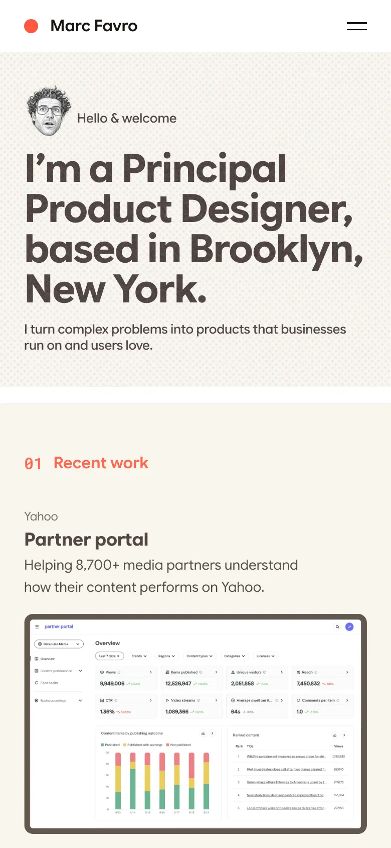 marcfavro.com — Mobile