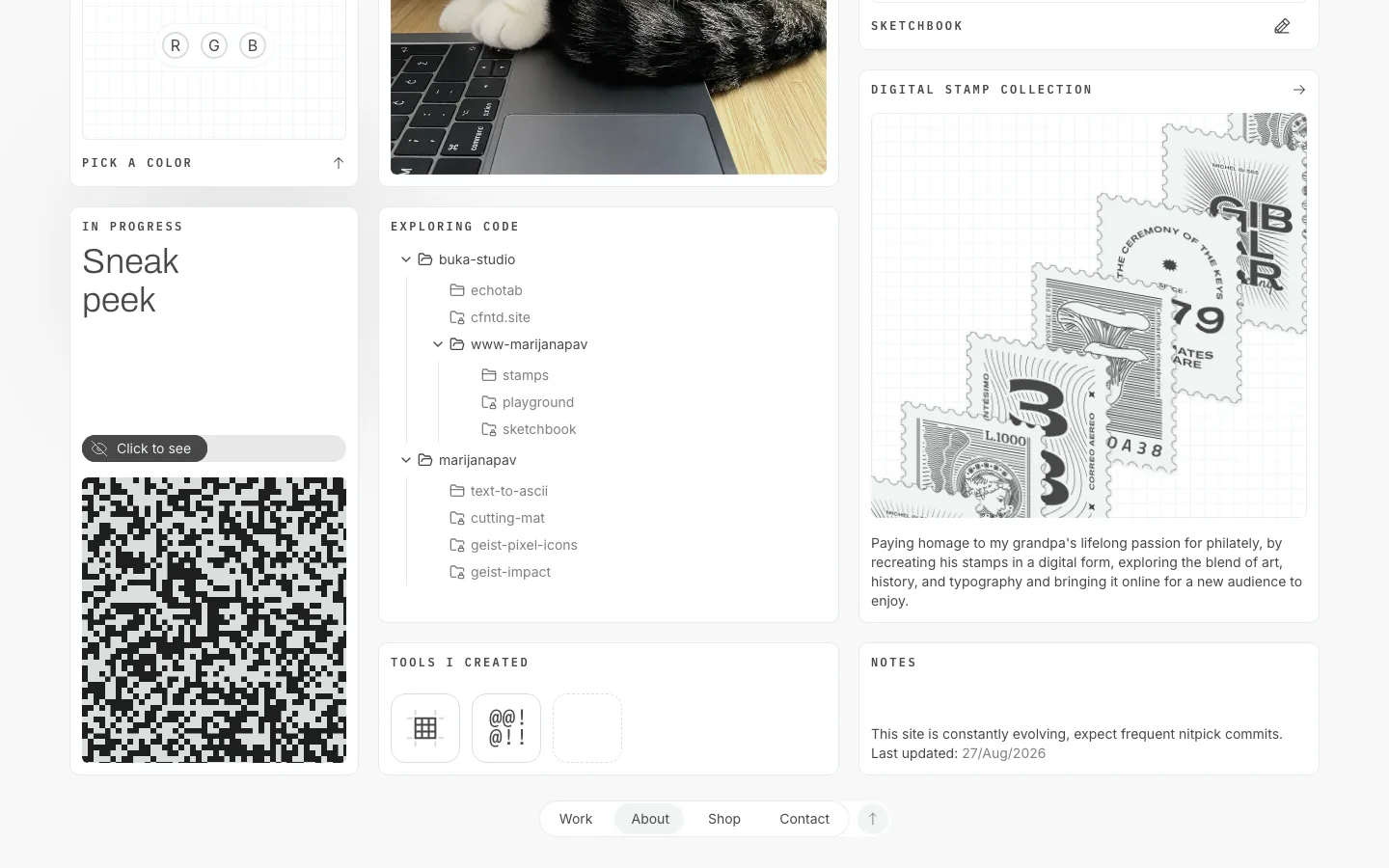 marijanapav.com — Footer