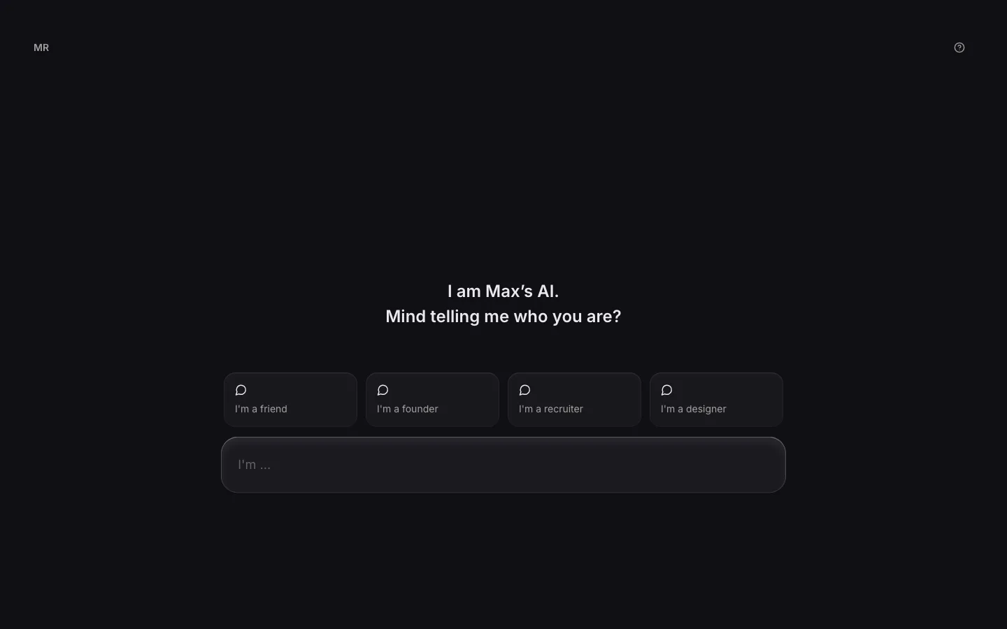 maxro.me — Footer