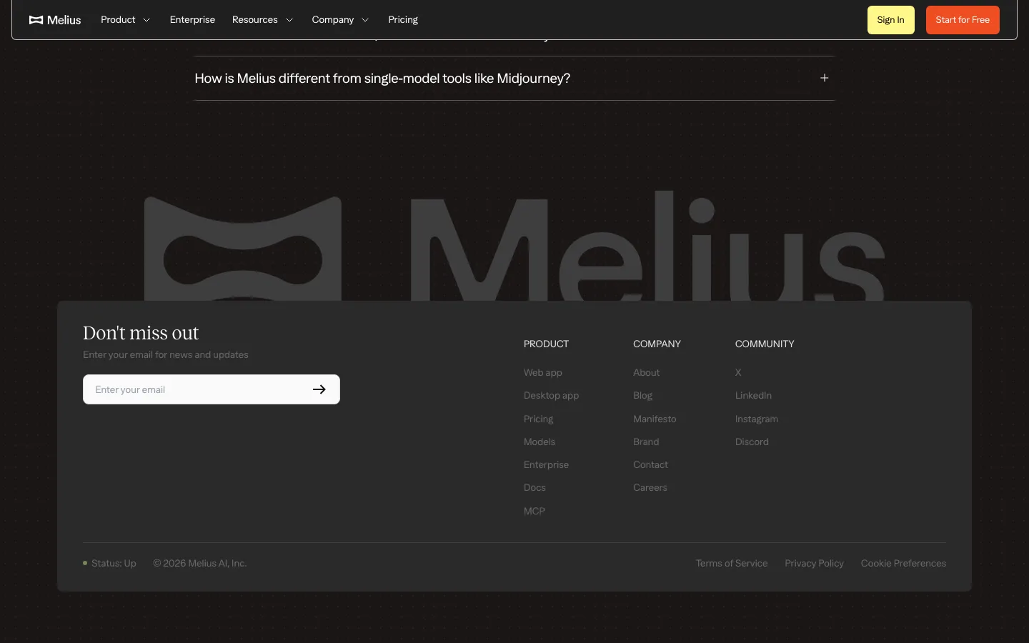 melius.com — Footer