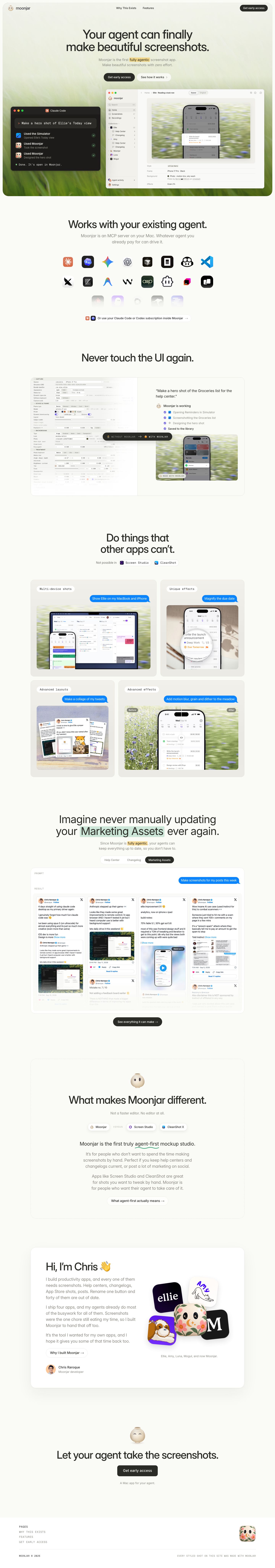 moonjar.ai — the captured page
